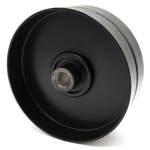 Terre Products Bobcat 522973 Ditch Witch 170-314 Flat Idler Pulley - 4'' Flat Dia. - 3/8'' Bore - Steel 32400150A - main